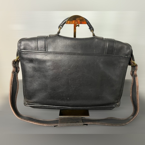 Coach Vintage Leather Essex Briefcase Messenger Bag Unisex - Picture 4 of 10